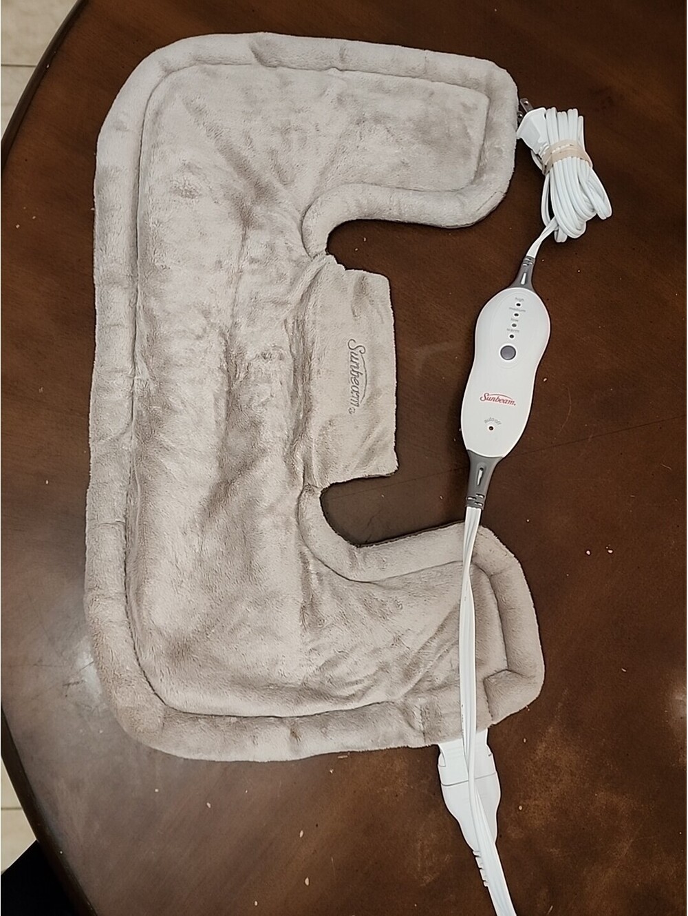 Almohadilla Termina Sunbeam Renue P Cuello Hombro Microfelpa Electrica PN12993-1